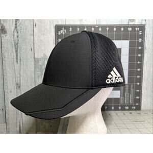 TaylorMade Adidas Golf Hat Cap Flex Stretch Fit - Size S/M BLACK